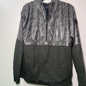 Under Armour UA Hybrid Anorak Windbreaker 1/2 zip Jacket Large